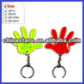 Billiges doppeltes reflektierendes PVC Keychain